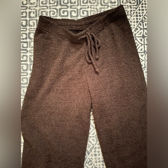 Uniqlo Soft Fluffy Sweatpants Brown - Picture 2 of 4